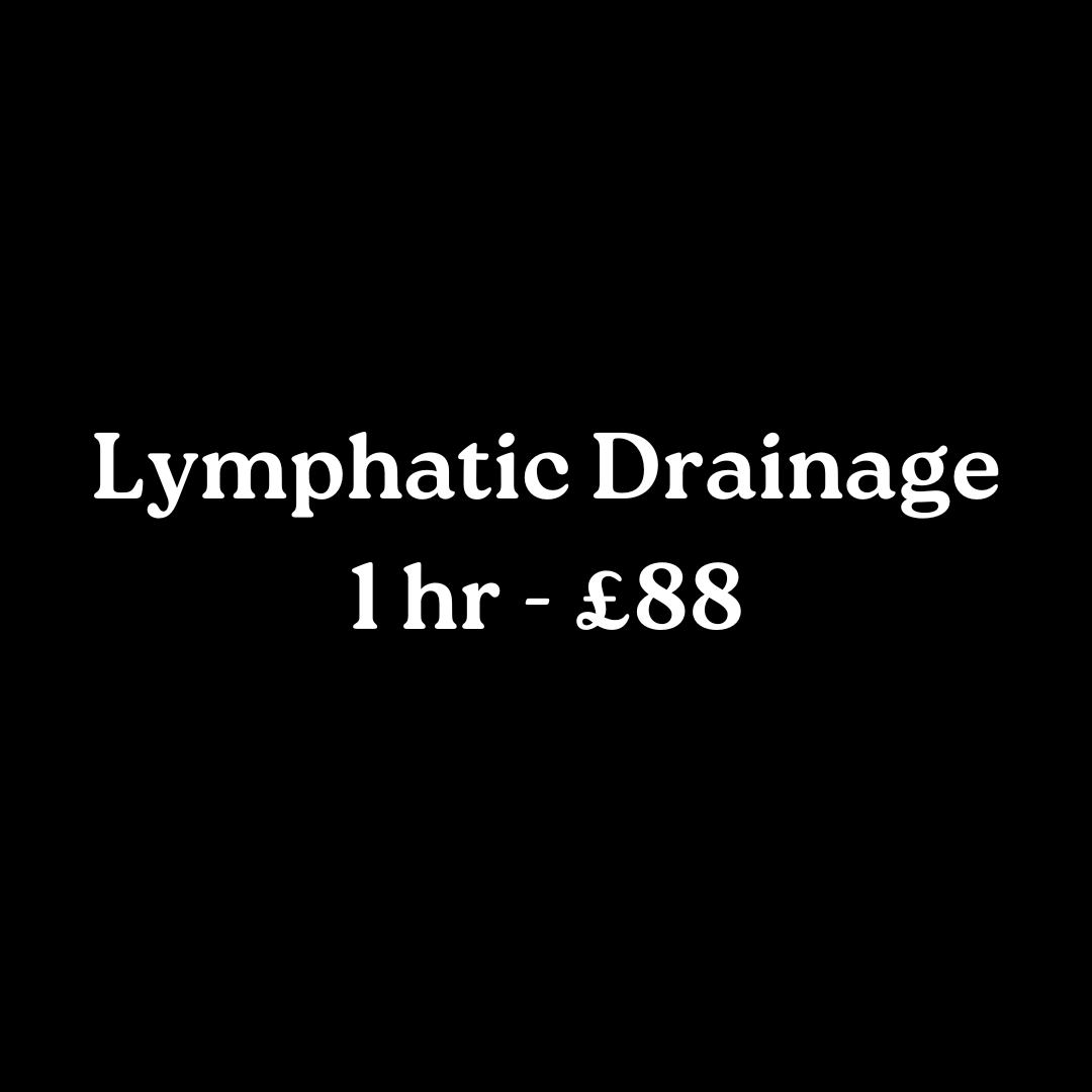 Lymphatic Drainage 1 hr - £88